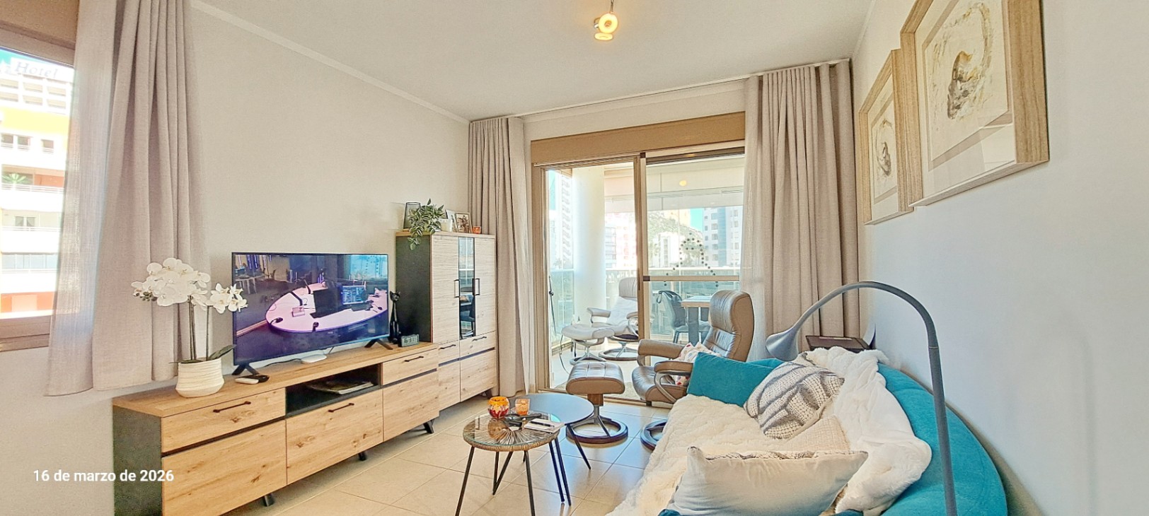 Exclusive renovated apartment with sea and salt flats views in Calpe