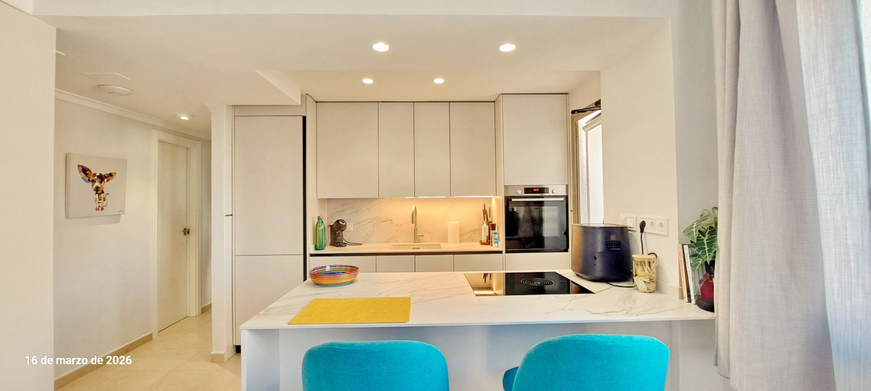 Exclusive renovated apartment with sea and salt flats views in Calpe